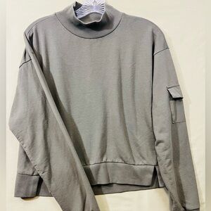 All in Motion Gray Turtleneck Sweater